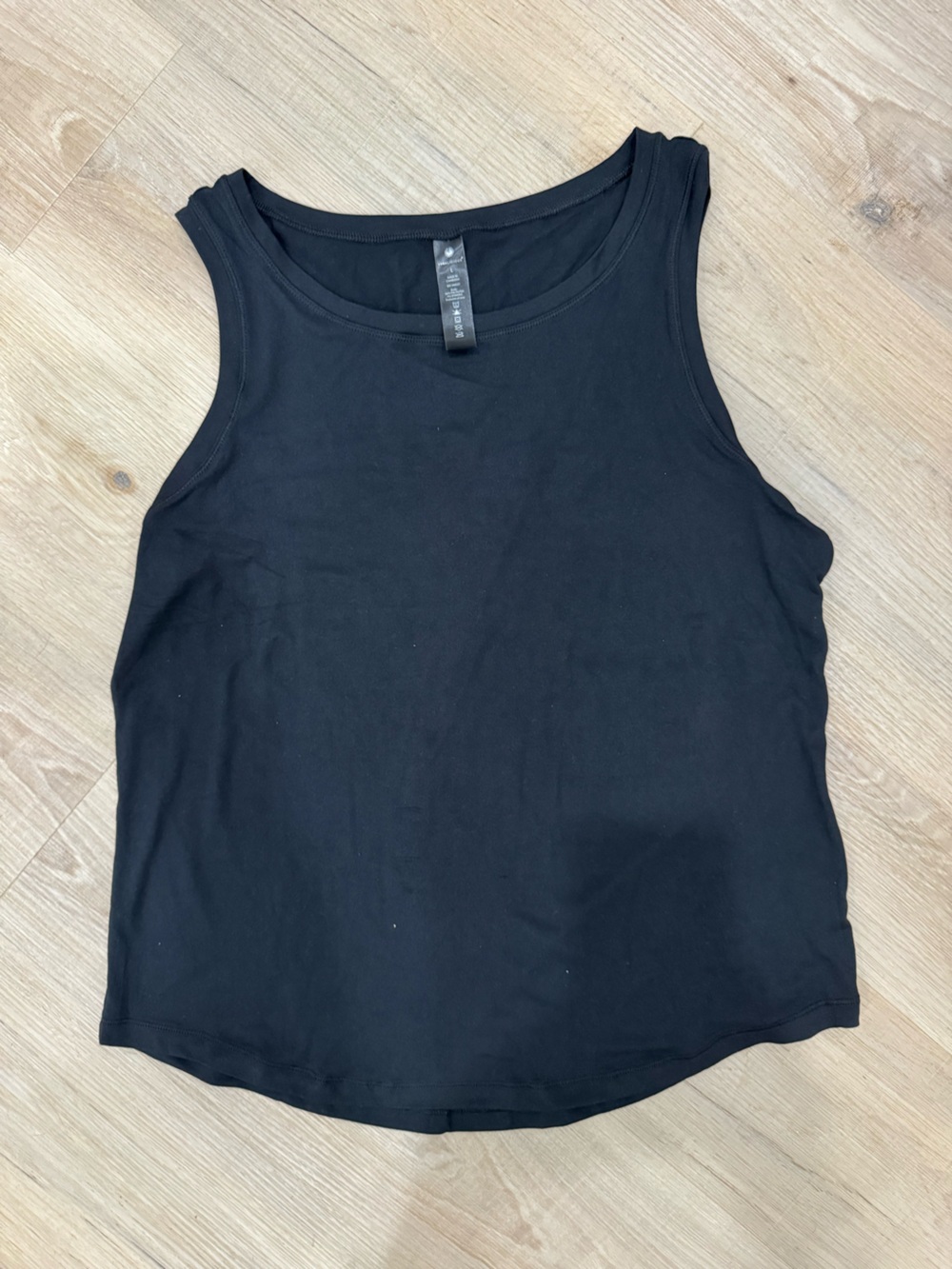 Yogalicious Black Scoop Neck Women's Tank